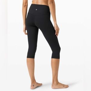 Lululemon Align High Rise Crop Black 10
